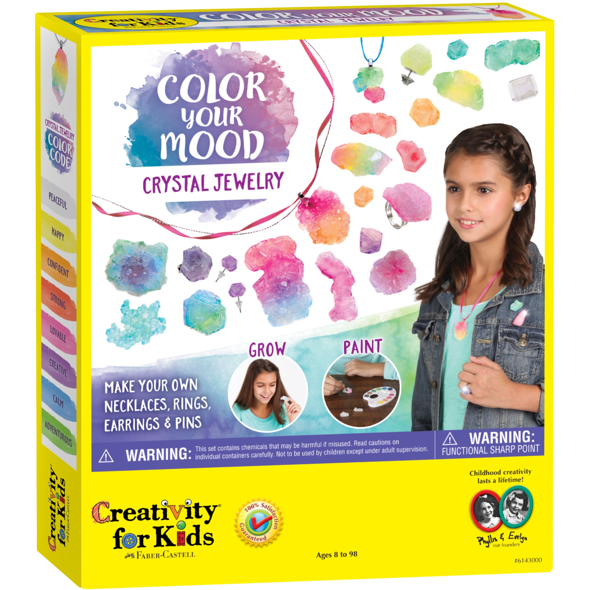 Buy Grow & Paint Crystals to Make Your Own Jewelry! Toy for Kids Online