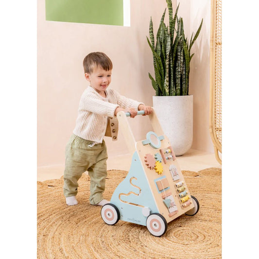 Cocovillage safari toddler walker and busyboard