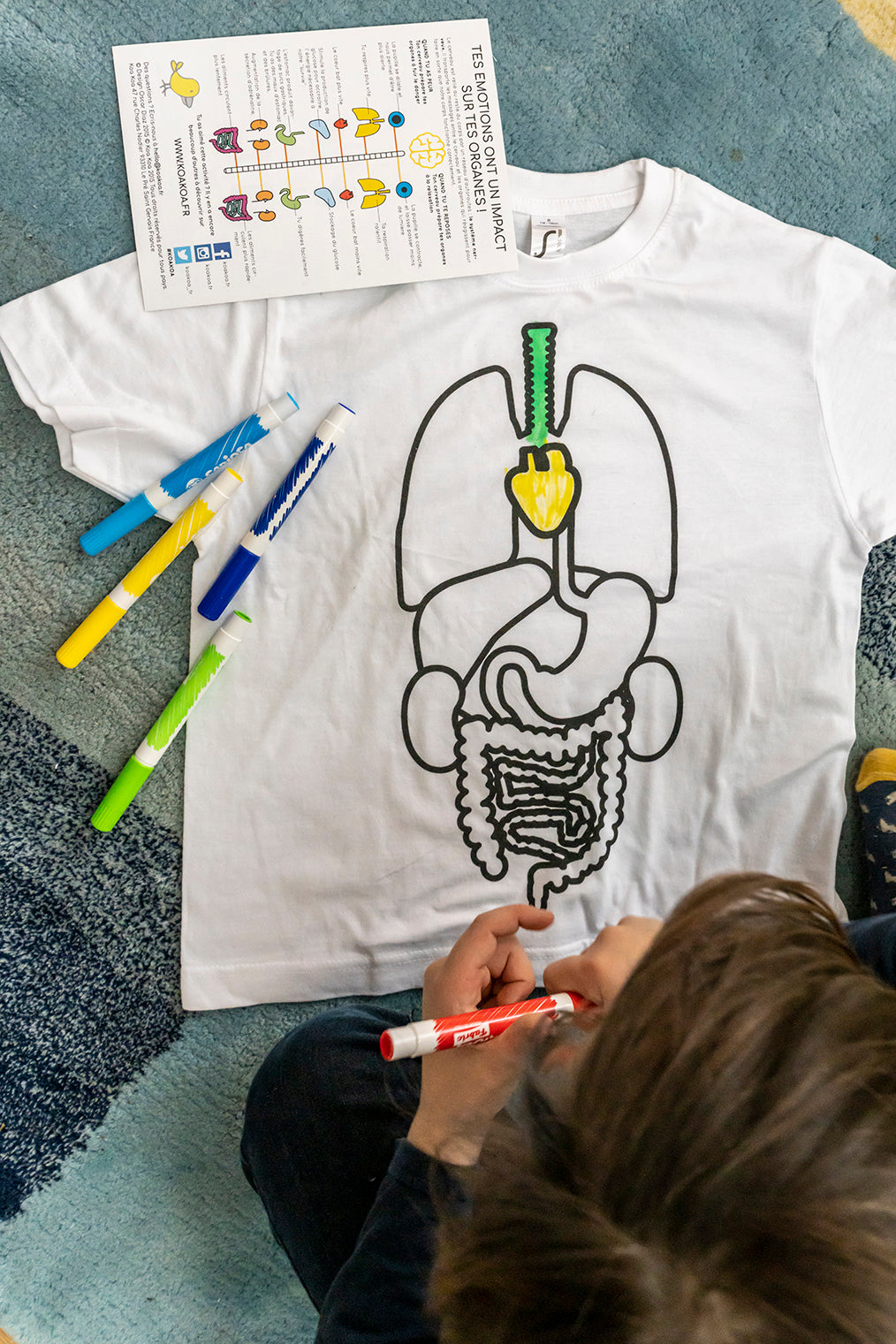 Colour your own shirt- kit for toddlers and children