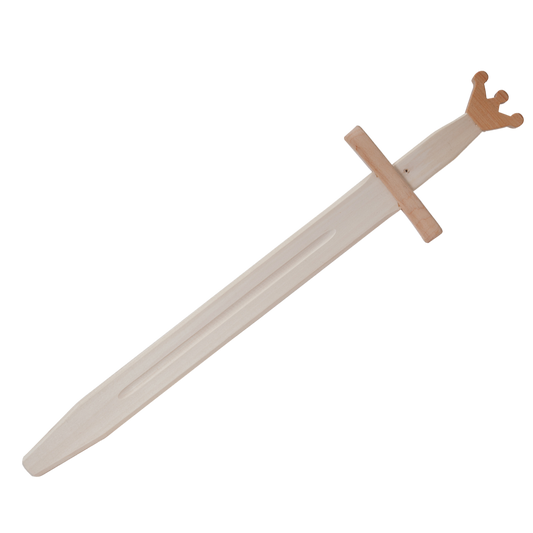 Wooden toy sword in natural colour