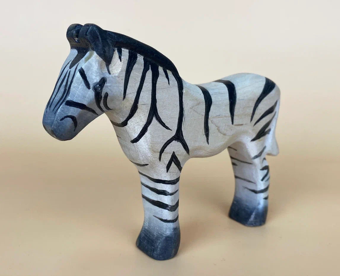 Zebra toy in wood