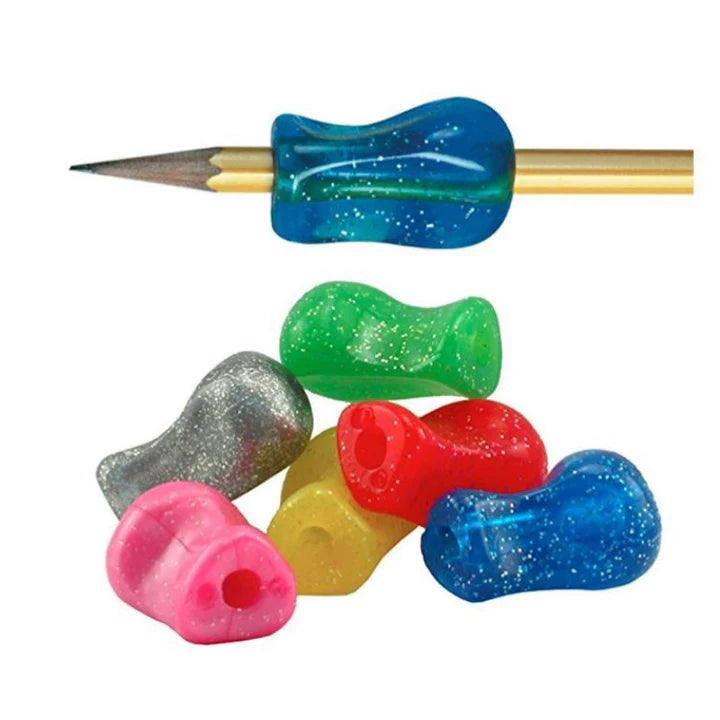 Glitter writing aid for children and adults to help improve handwriting