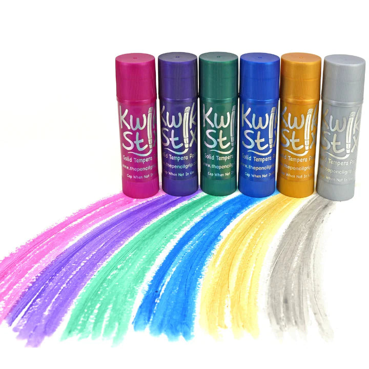 Jumbo kwik stix in 6 metallic colours