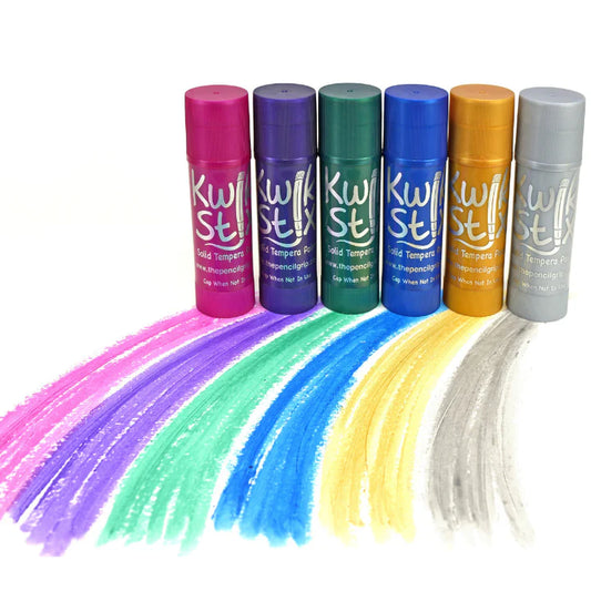 Jumbo kwik stix in 6 metallic colours