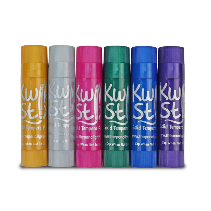 Kiwk Stix 6 metallic colours solid tempera paint