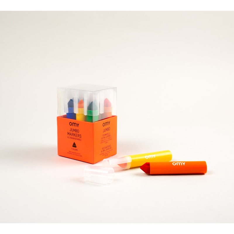 Omy Jumbo markers in 9 colours