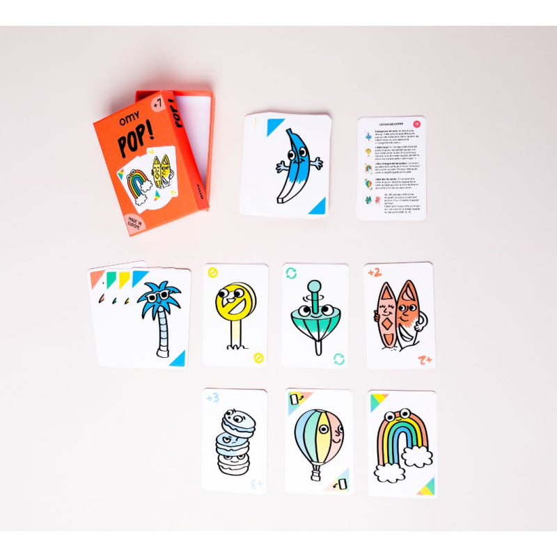 Omy children card game Pop! to play on the go