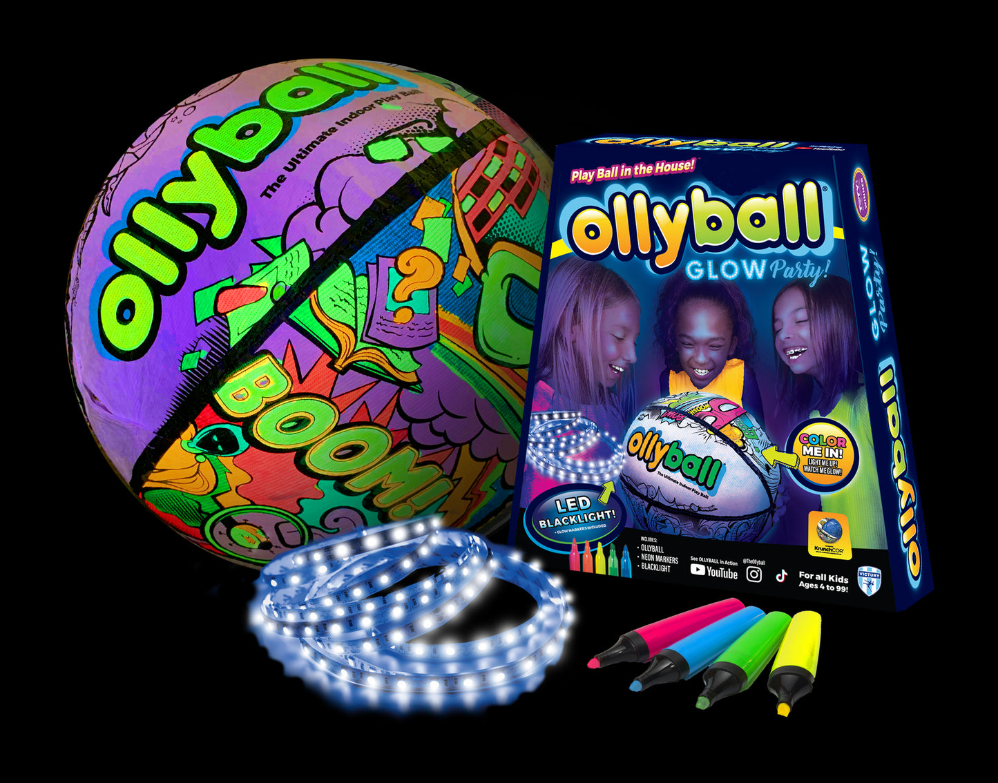 Ollyball GLOW PARTY!