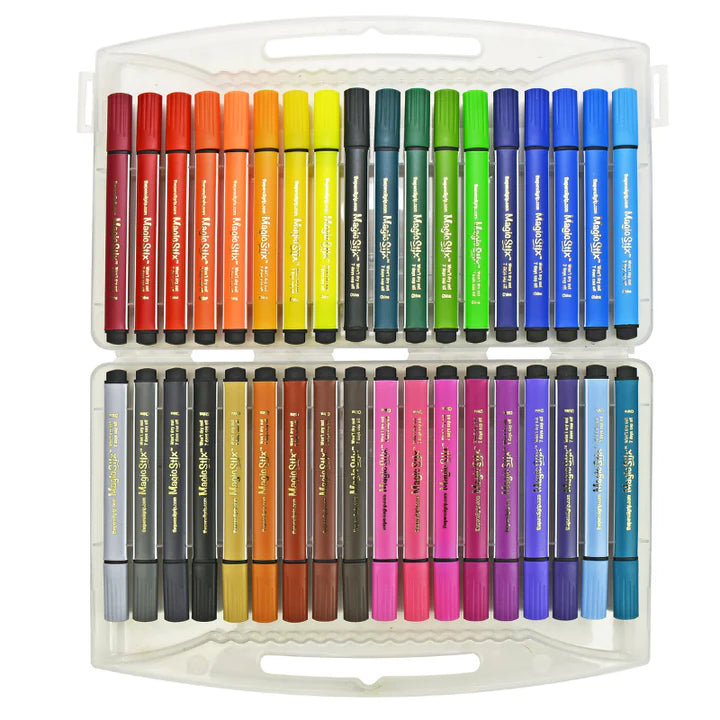 36 colour marker pens that do not eaasily dry out from Magic Stix
