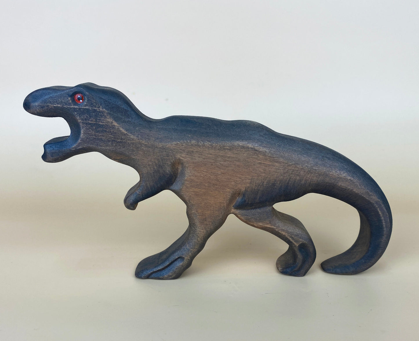Brown Tyransosaurs Rex dinosaur wooden toy
