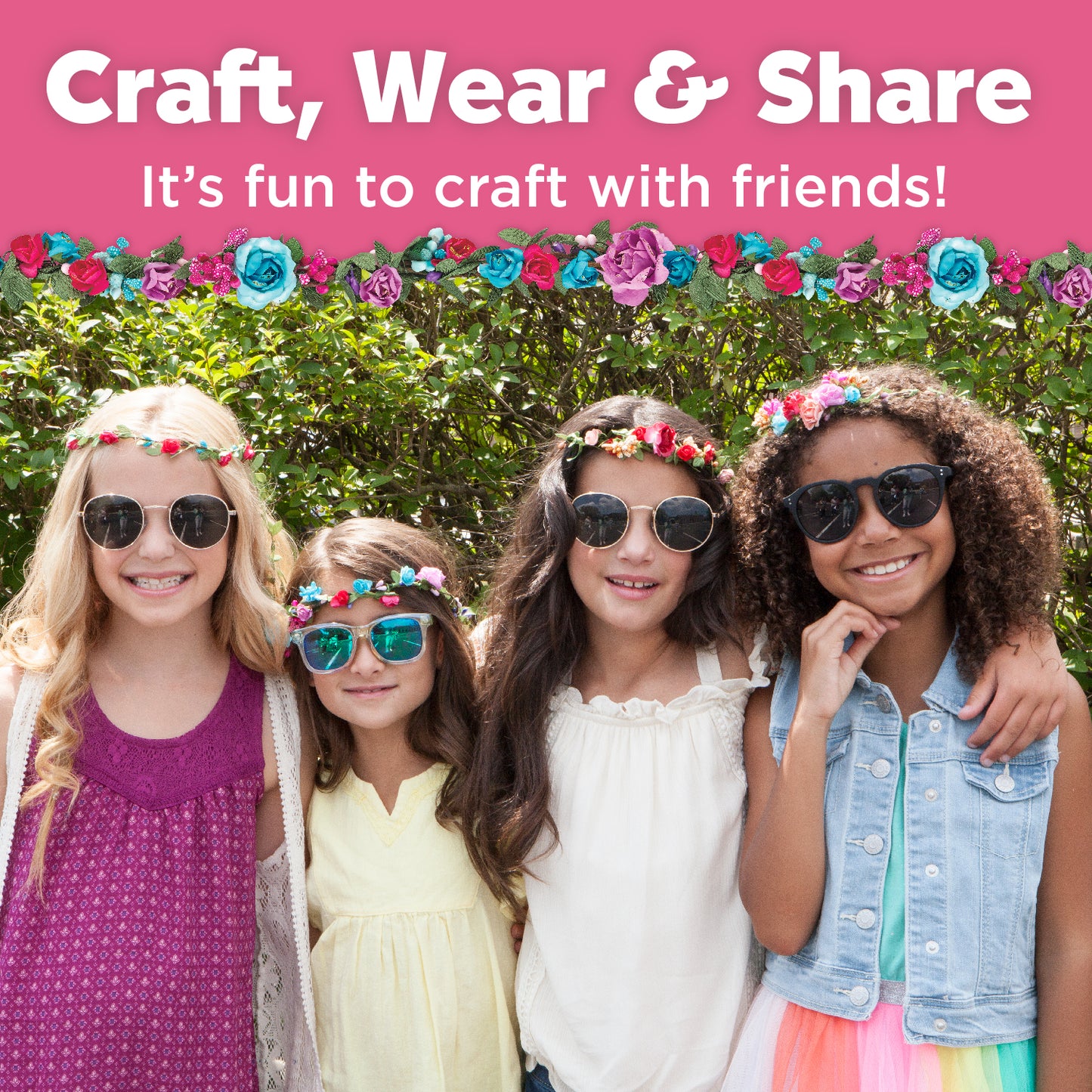 Craft, wear and share with faber castell flower crown kit