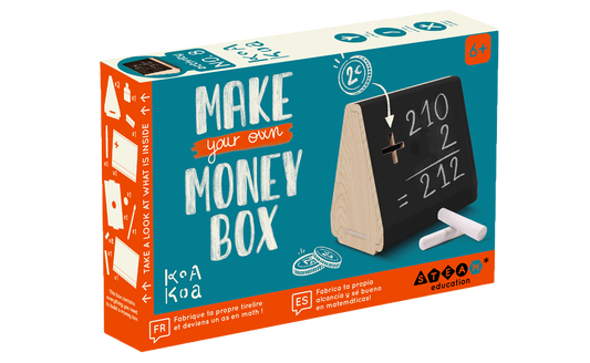 Make Your own money box kit for children from Koa Koa