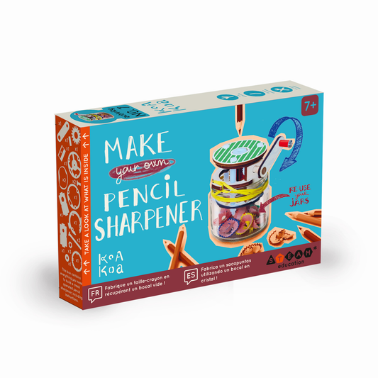 Make your own pencil sharpener kit, for children, from Koa Koa