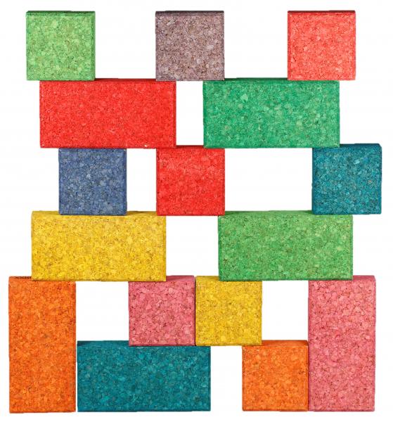 Korxx cuboid mix c cork toys