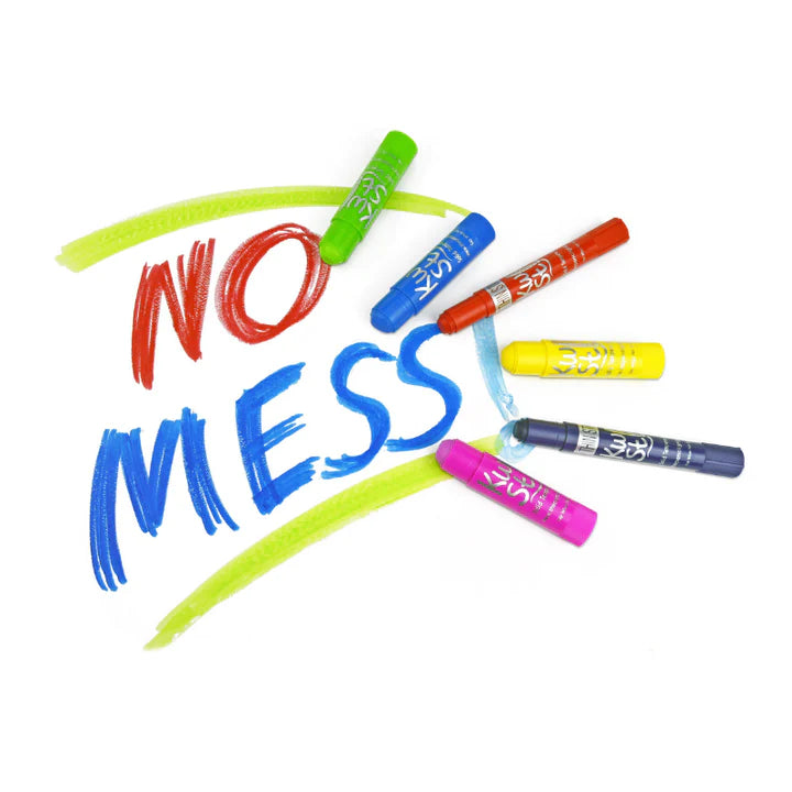 No mess by quick drying solid tempera paint kwikstix