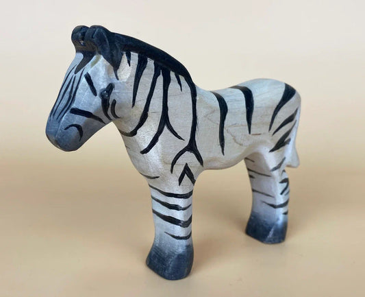 Zebra toy in wood 