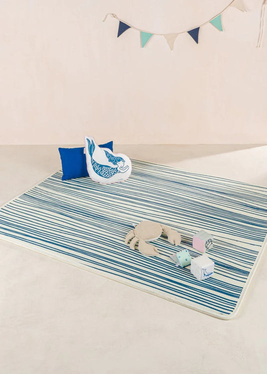 stylish reversible play mat for toddlers and kids.