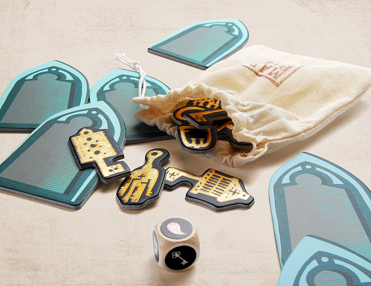 golden key tokens in the ghost and the golden key board game