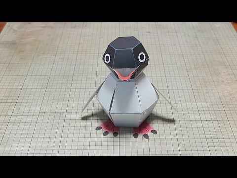 Video showing Kamikara's poppin penguin origami toy springing into action!