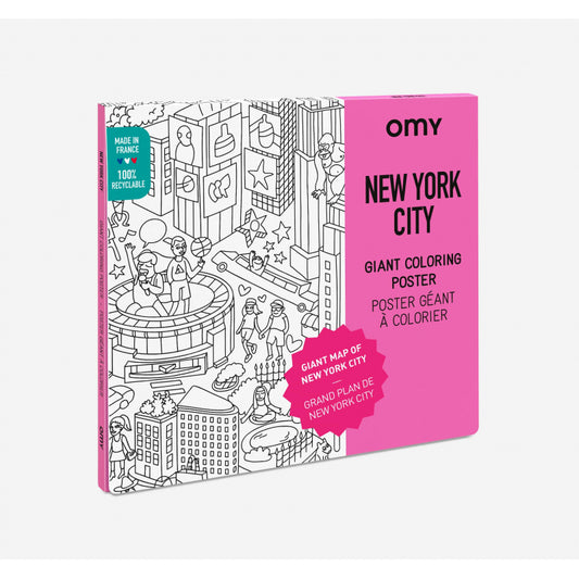 Omy New York giant colouring poster