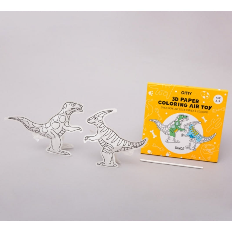 Omy 3D colouring air toy - Dinosaur theme