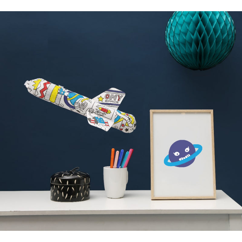 Omy 3D colouring air toy rocket theme