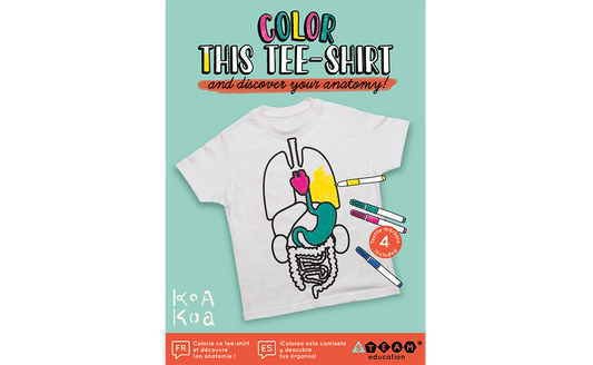 Koa Koa Colour your own Tshirt kit for children