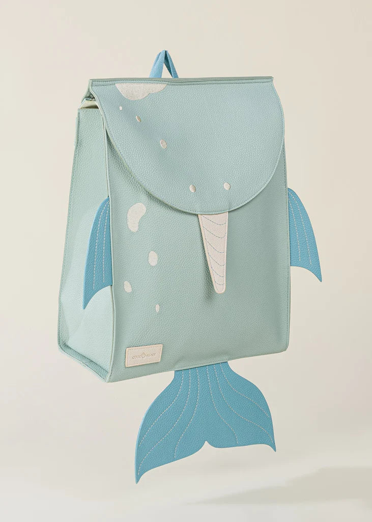 Under the sea children backpack from Cocovillage with blue and teal themes
