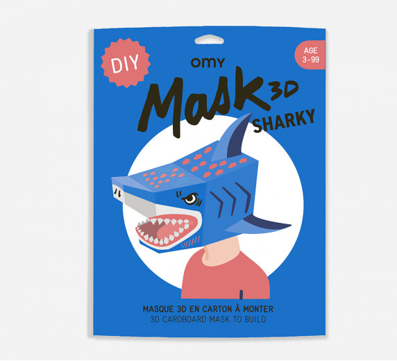 Omy 3D shark mask DIY